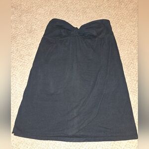 Y2K Anchor Blue Knotted Tube Top Mini Dress Size X-Large